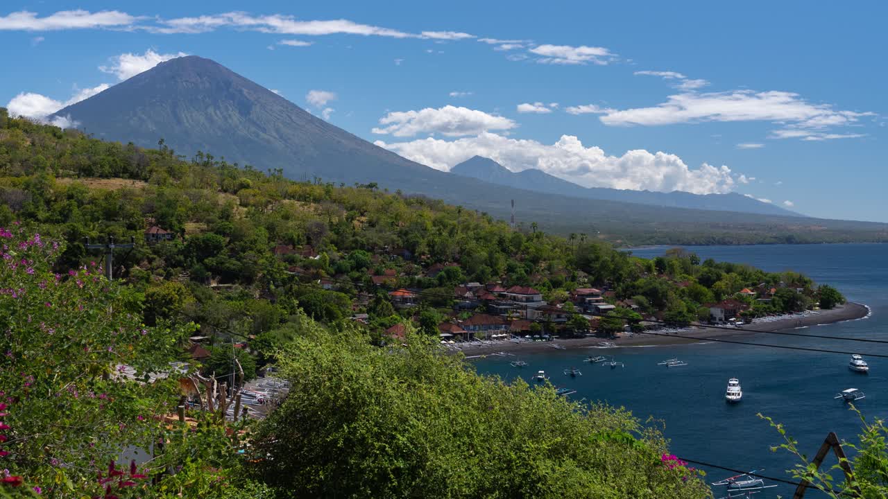 Volcanic landscape of Bali, Indonesia