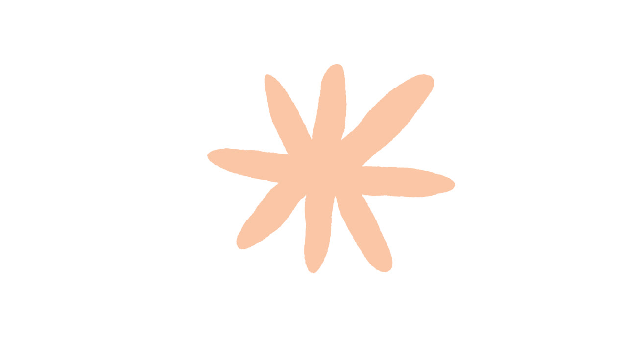 추상적인 꽃/별 디자인