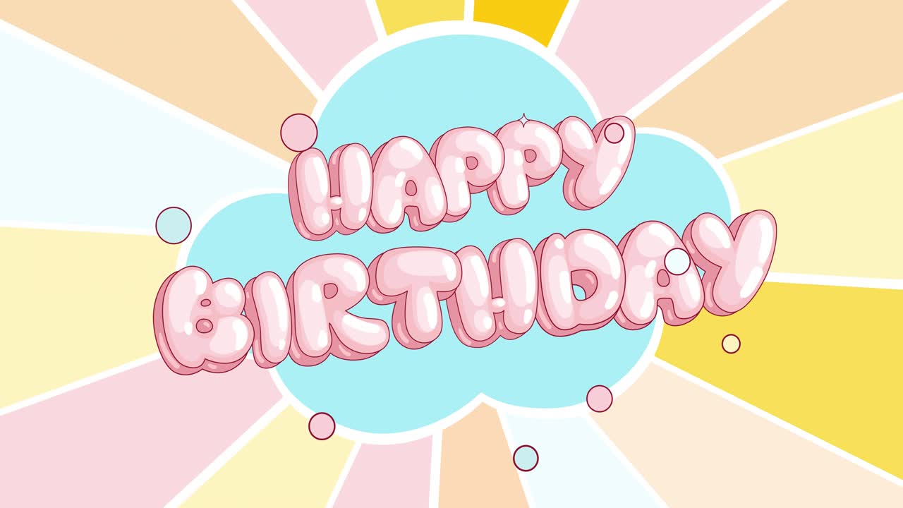 animación de feliz cumpleaños