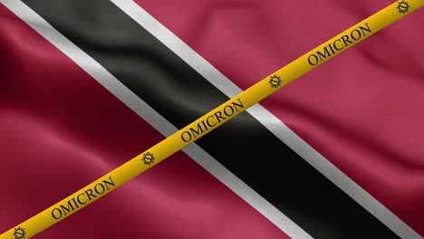 variante de omicron y franja de prohibición en la bandera de tristán da cunha - bandera de tristán de cunha