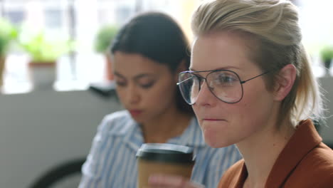 business woman, drinking coffee