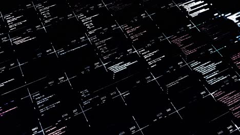 cuadrícula de código de computadora abstracta