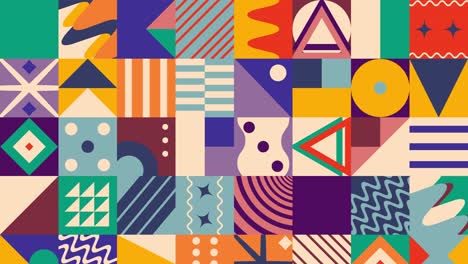 seamless geometric animated background