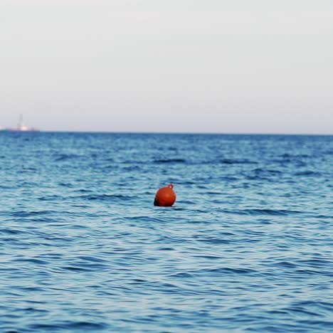 buoy in the open sea