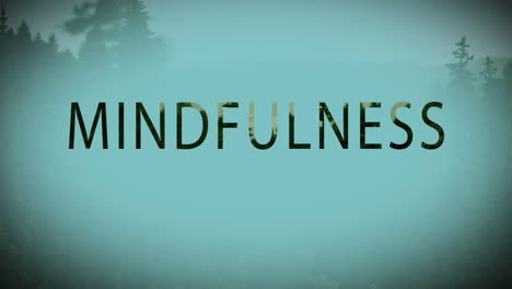 digital composite video of mindfulness