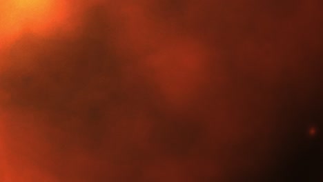 niebla naranja suave, smog, humo, nube naranja fluye de lado derecho a lado izquierdo en fondo oscuro. 4k 3d bucle sin costuras atmósfera dramática realista humo naranja en fondo negro. nube de neblina abstracta. efecto de ambiente de niebla de animación.