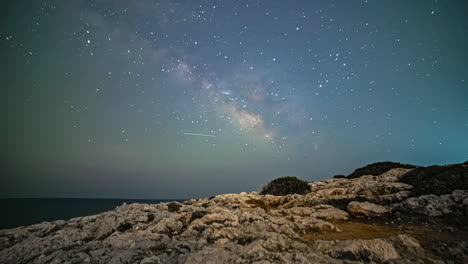 moving night starry sky