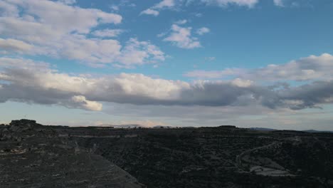 Zeitrafferbewegung-Der-Wolken