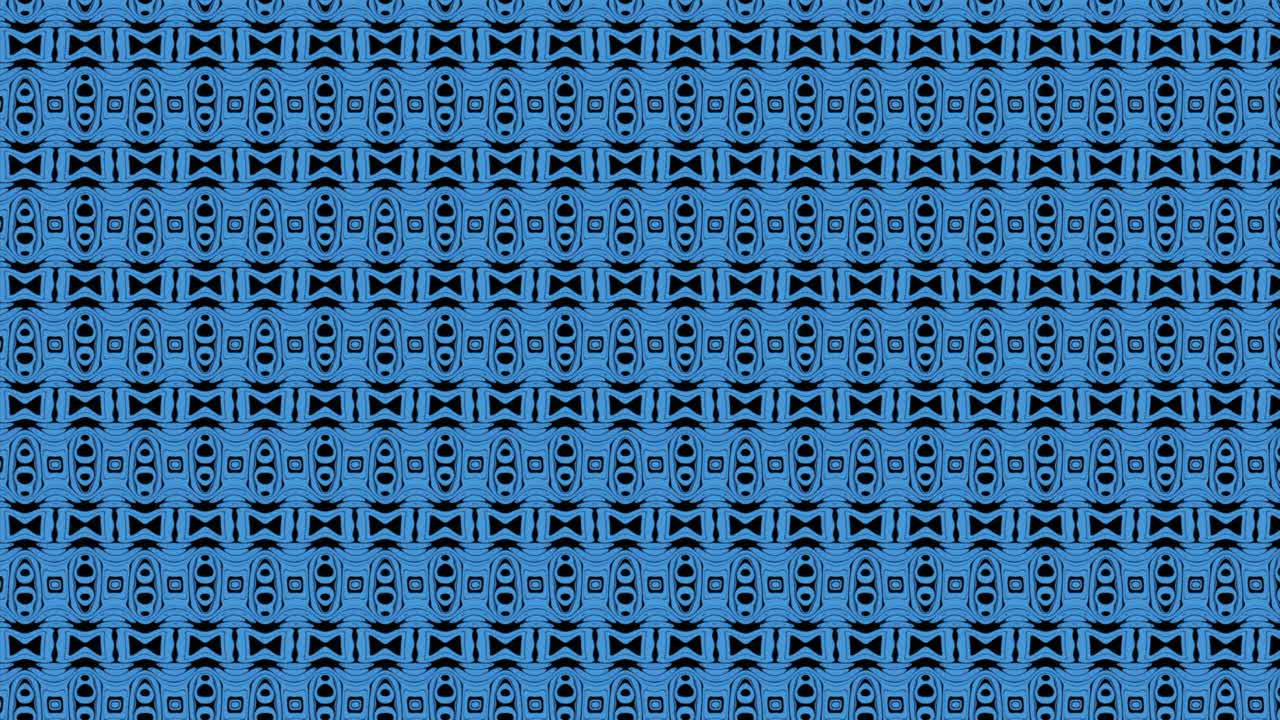 파란색과 검정색 기하학적 패턴