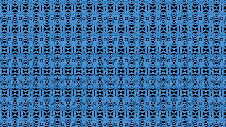 Blue and Black Geometric Pattern