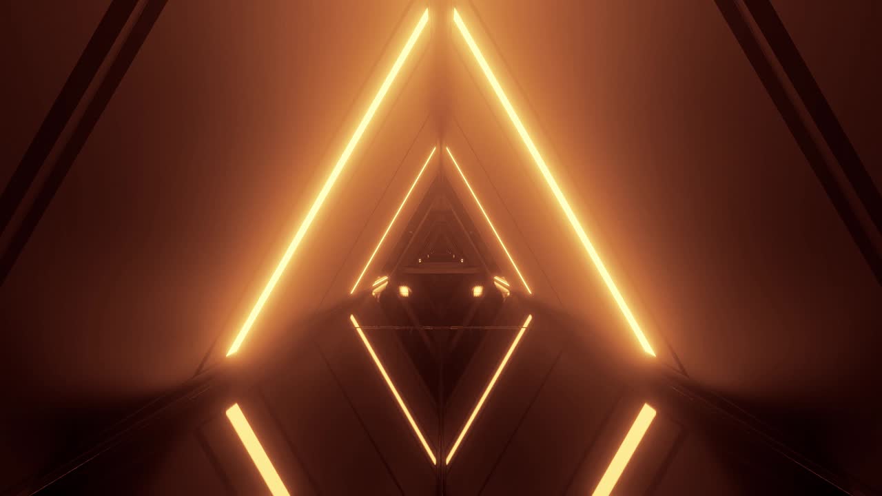 el interminable túnel futurístico de ciencia ficción