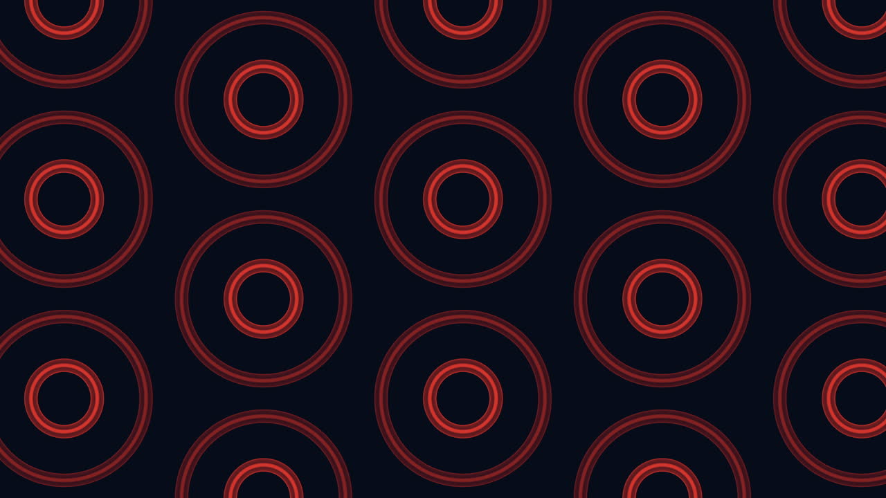 patrón de círculo azul brillante en negro energía brillante y luminosa