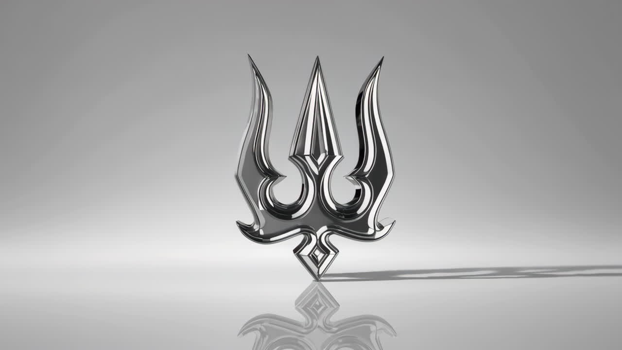 3D Render of a Trishul