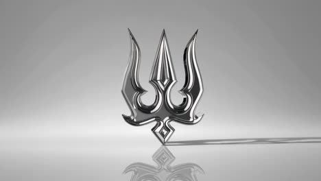 3d render of a trishul