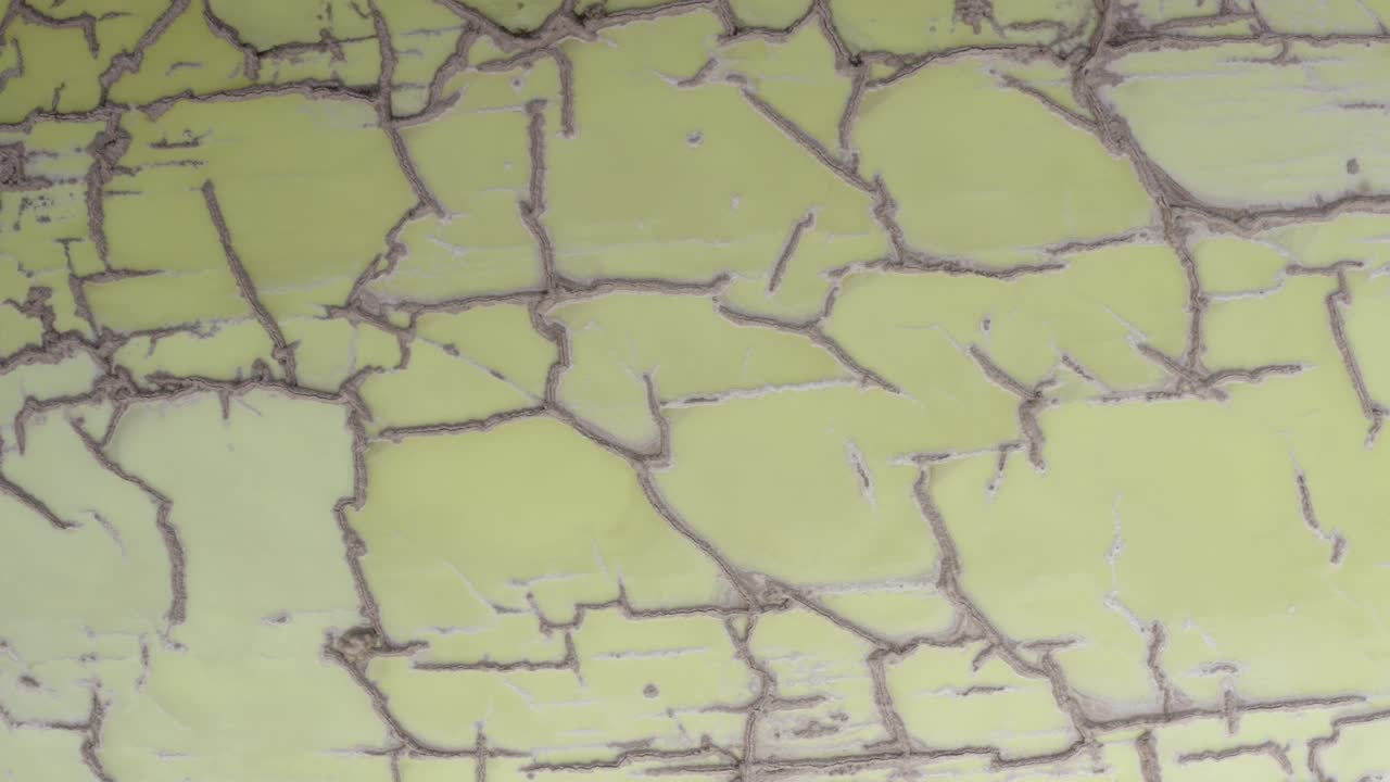 Dried Salt Flats Aerial View