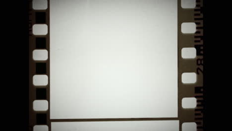 real 35mm 4x3 film frame overlay - dirty and old