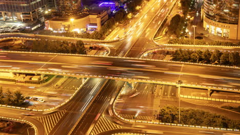 timelapse of the beijing city skyline from a high vantage point