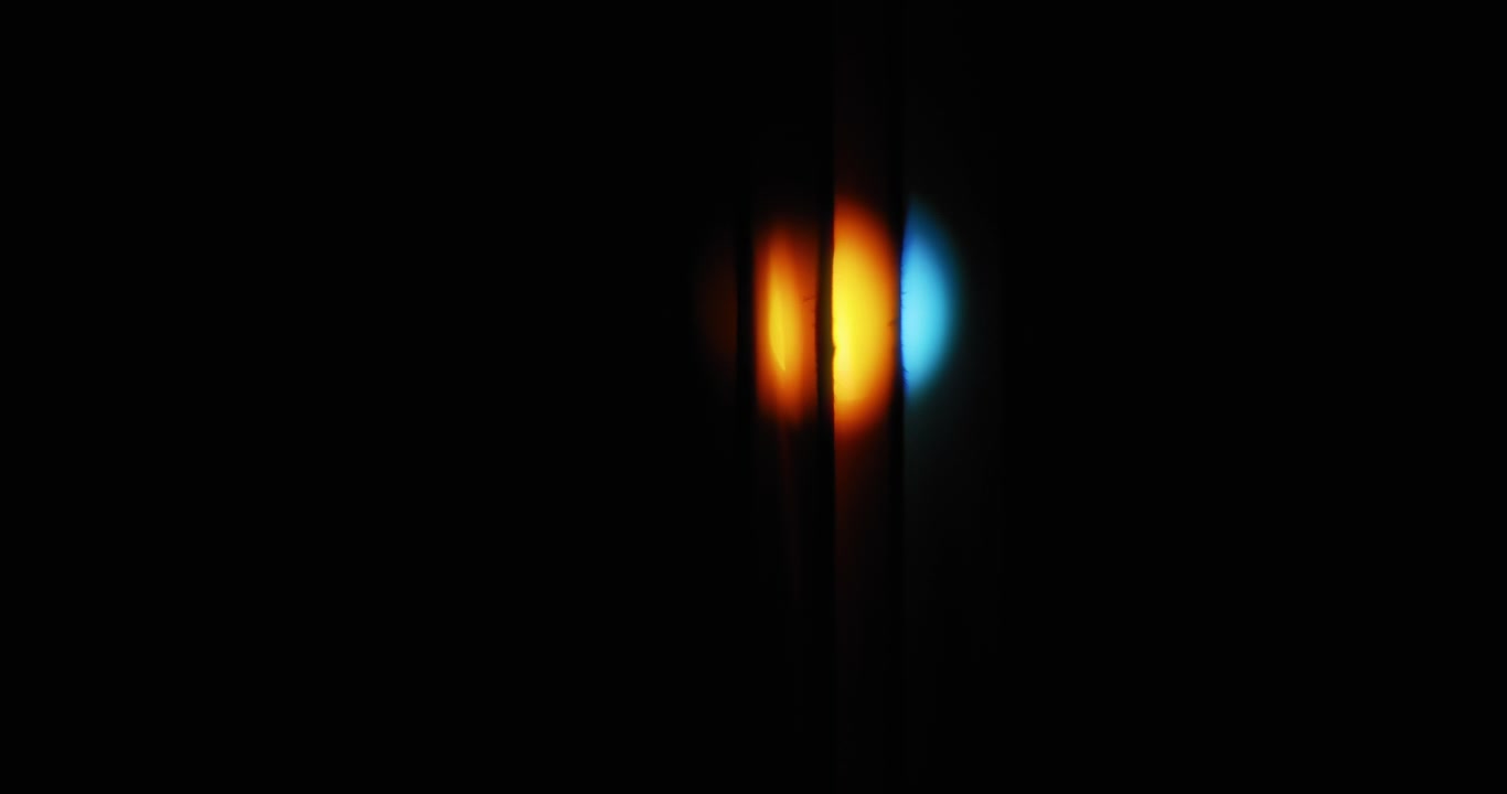 Immagine astratta di luce blu e rossa