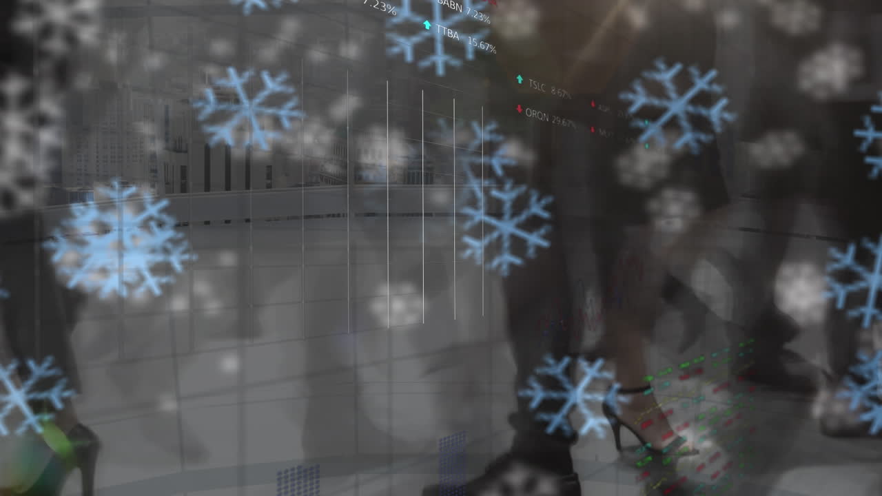 금융 데이터 처리 및  ⁇ 는 사람들에 대한 통계의 애니메이션