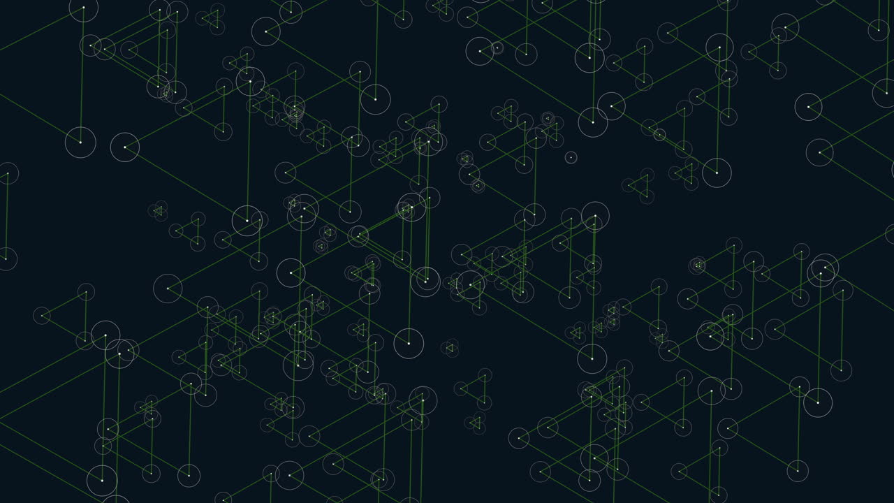 red de círculos y líneas interconectadas que visualizan un sistema complejo