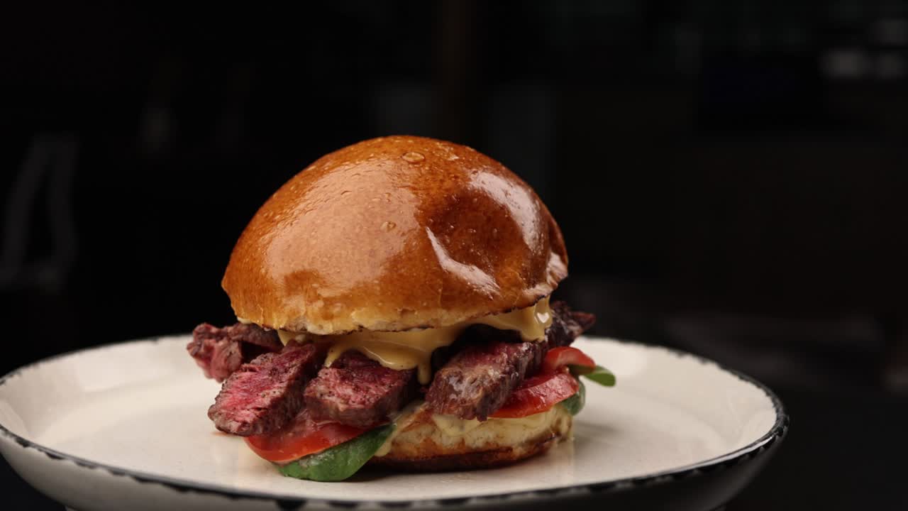 hamburguesa de carne de res