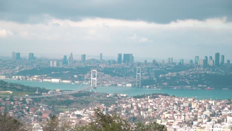 aerial view of istanbul city landscape. 4k footage in turkey