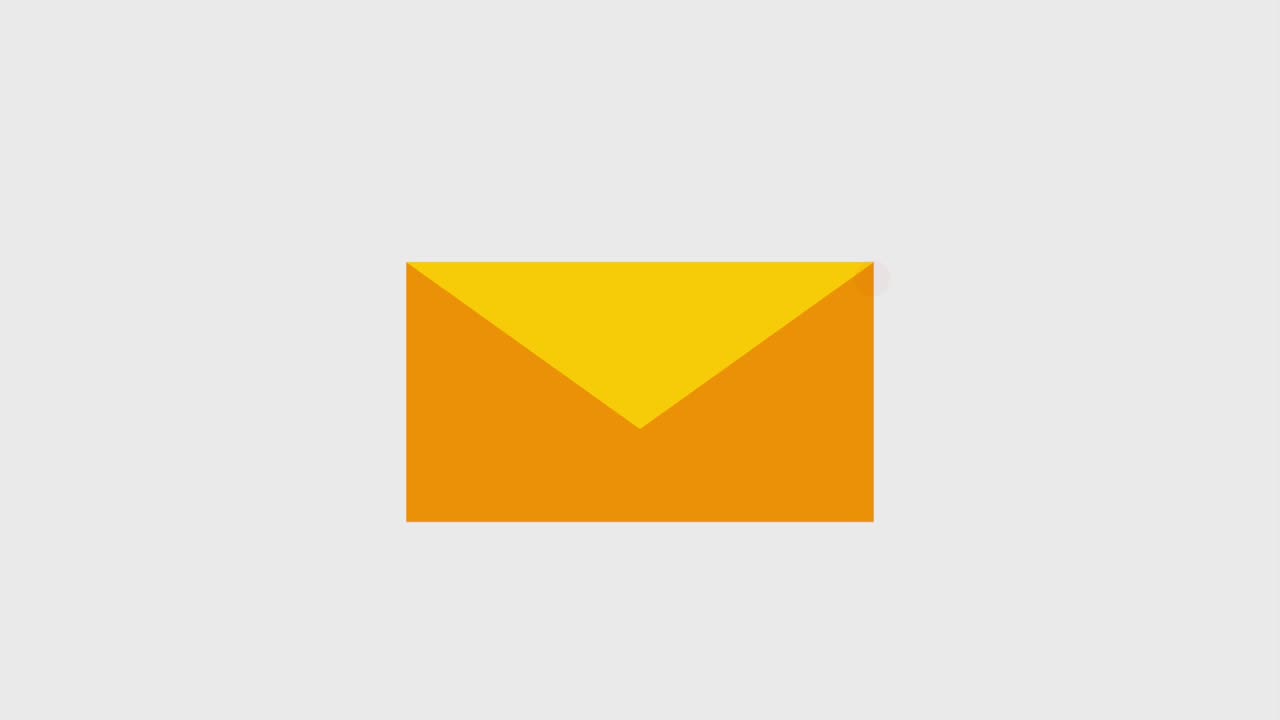 los íconos de los sobres de los mensajes de correo electrónico