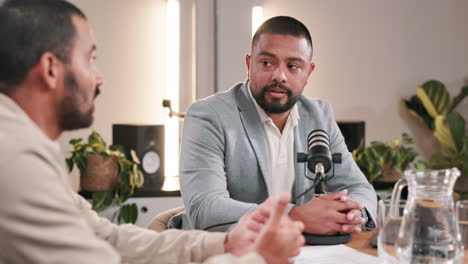 podcast interview with two men