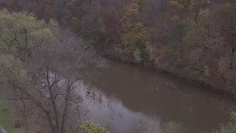 Bäume-In-Der-Nähe-Des-Flusses-In-Pennsylvania