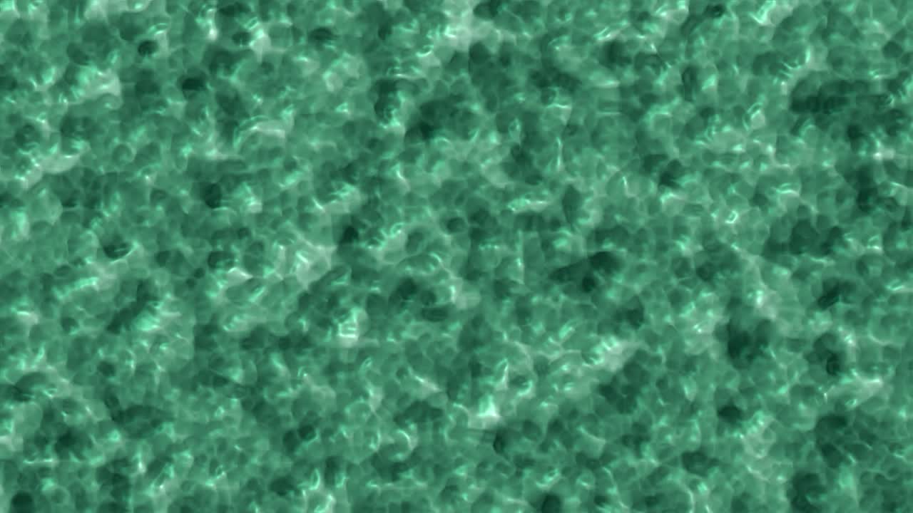 The Animated texture of the water caustics surface. Refraction of sunlight and reflections on the transparent water surface