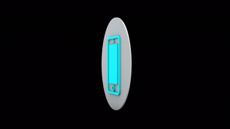 el bucle del icono del teléfono
