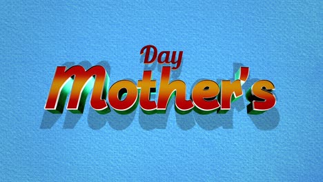 Retro-Mothers-Day-text-on-blue-vintage-texture-in-80s-style