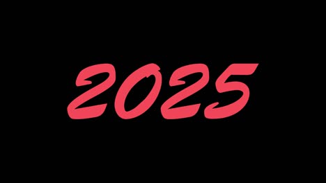 2025 text animation motion graphics