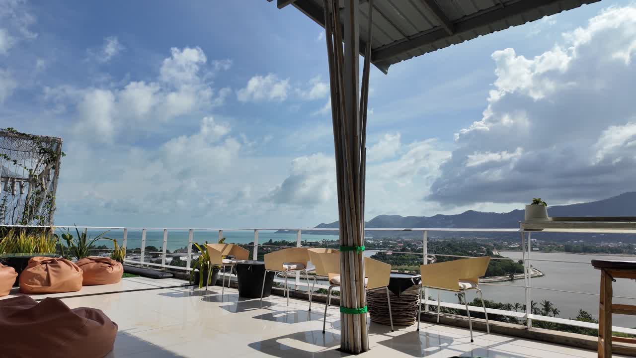 Koh Samui island skybar viewpoint Chaweng lake Gulf of Thailand relaxing