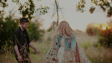 Energetic-Couple-Dancing-In-Dusk-Outdoors