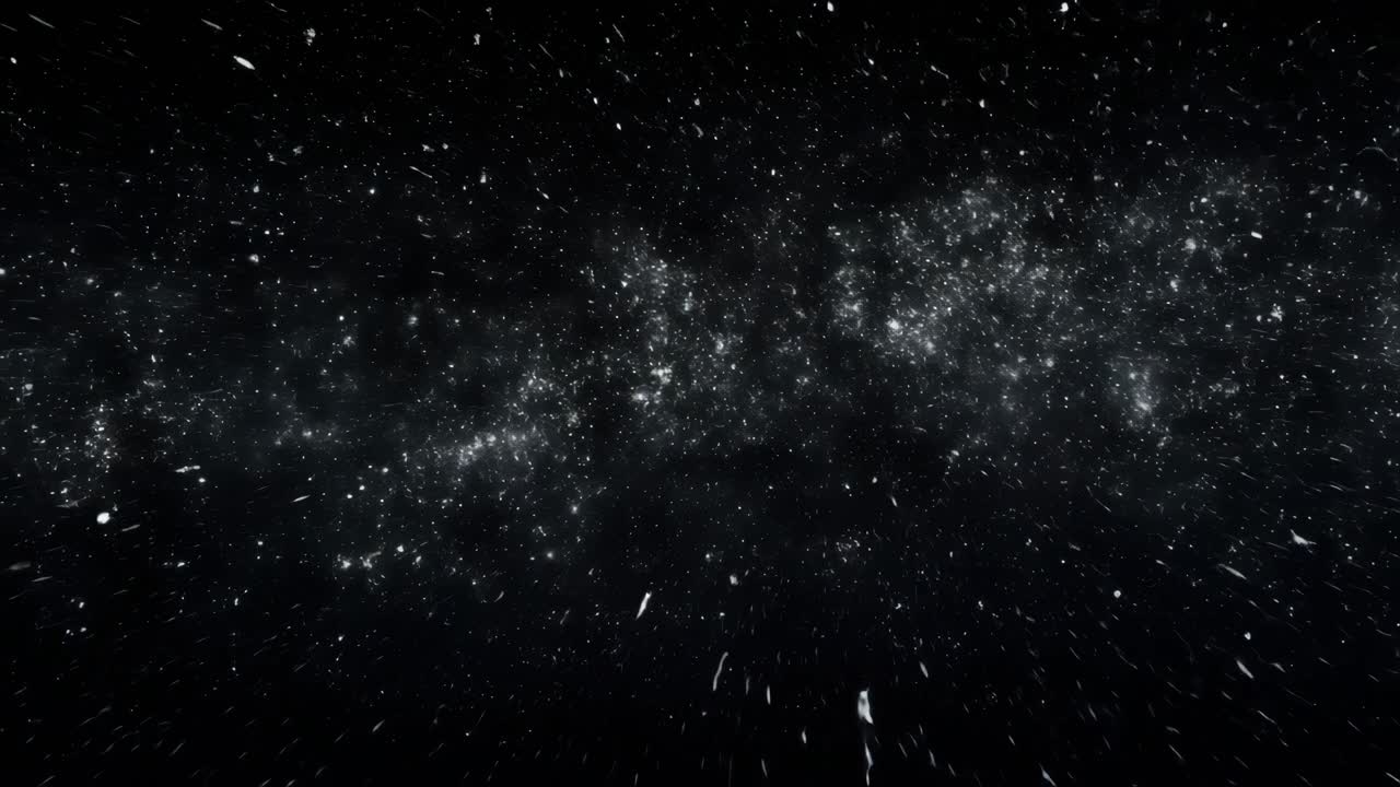 Hipnotyzujące wideo gwiaździstego nocnego nieba z szerokokątnej perspektywy, uchwytujące jego bezmiar