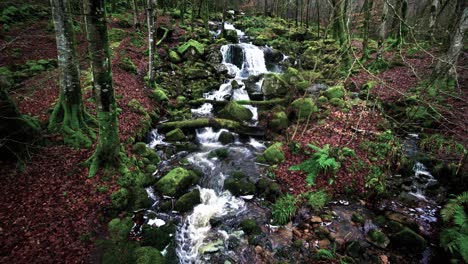 water running down stream in scotland