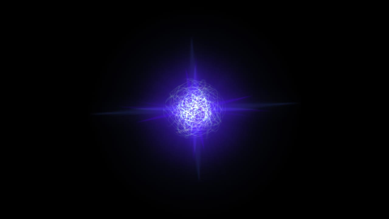 Abstract energy ball force field.