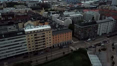 Toma-De-Drones-De-Helsinki-Cerca-Del-Puerto