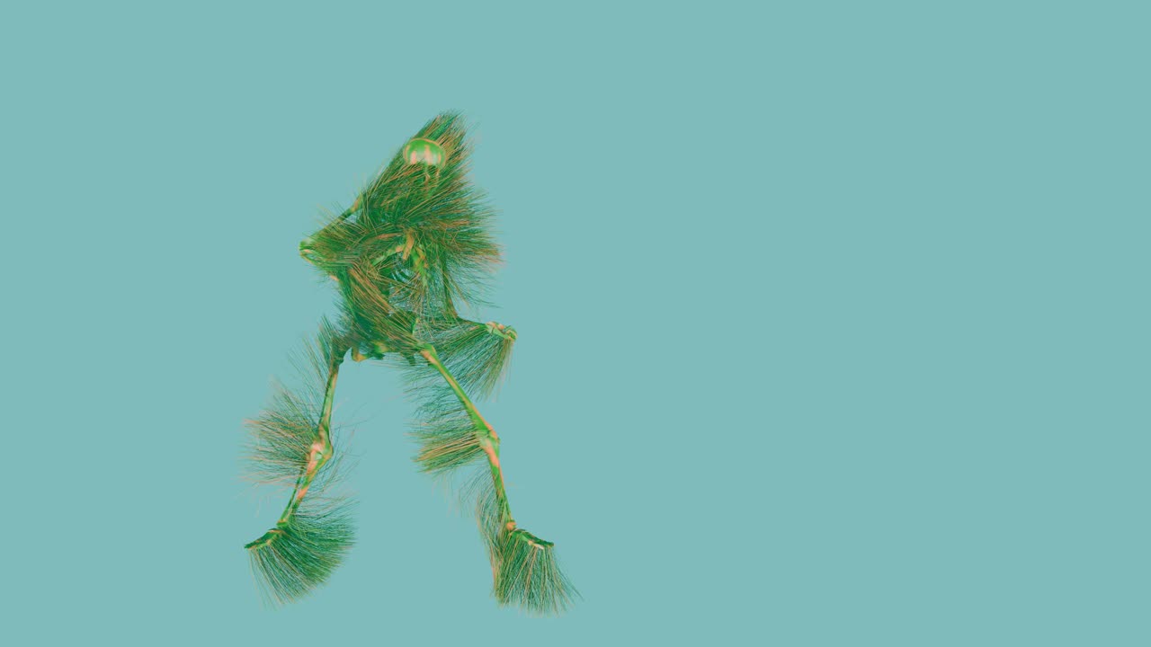 el esqueleto de michel triler momento - verde