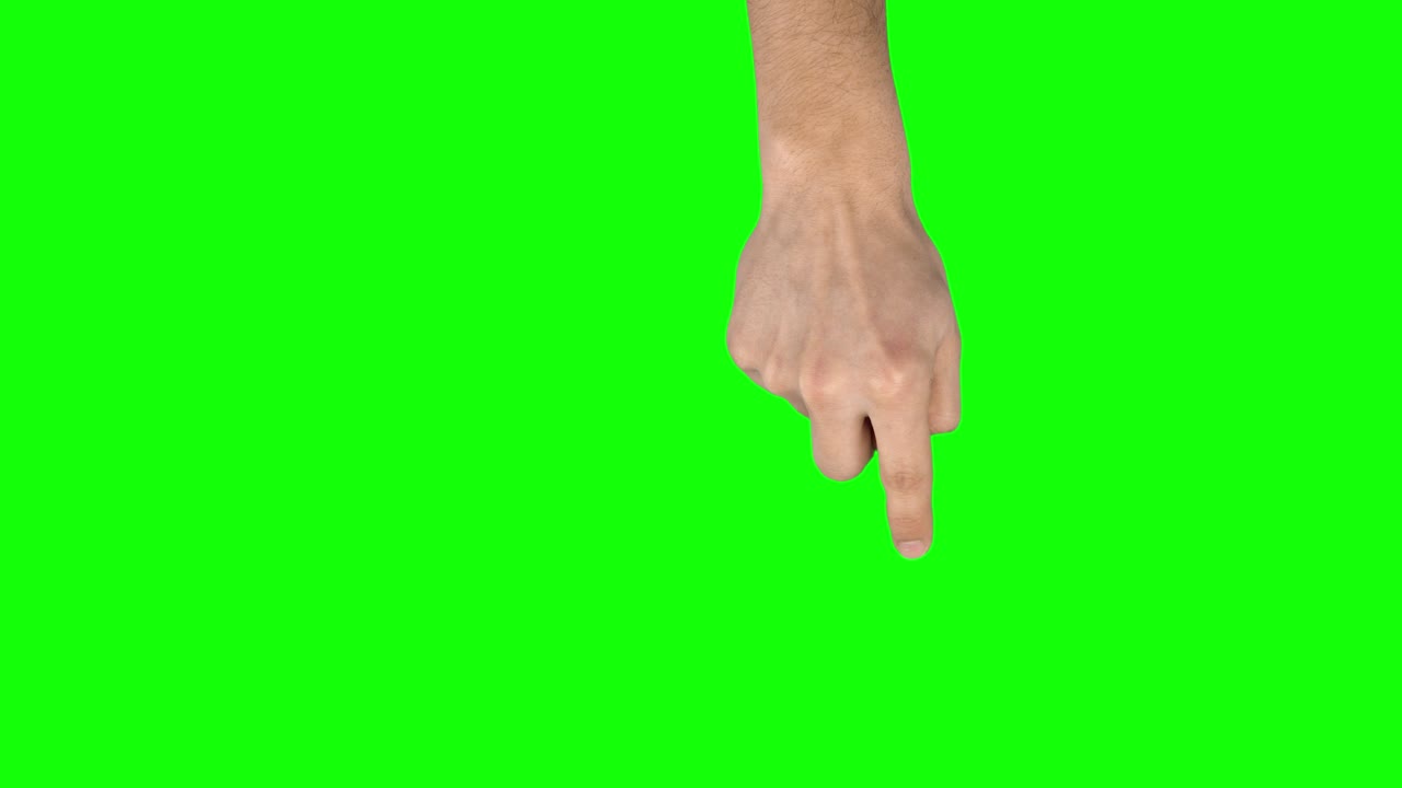 손은 왼쪽과 오른쪽을 고, 태블릿 화면에서 좌우로 두 번 스와이프하고, 녹색 화면에서 제스처를 합니다.