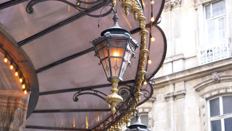 vintage street lamp in paris