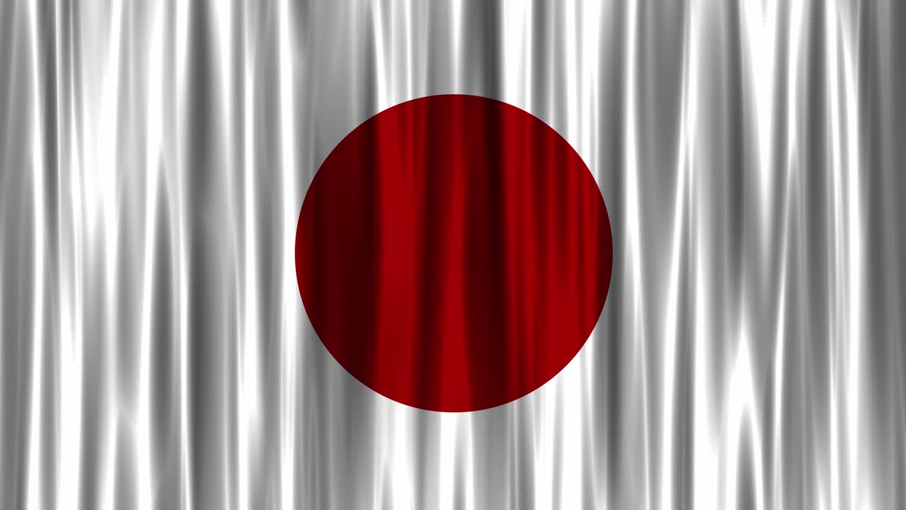 Japanese National Flag Background (Loopable)
