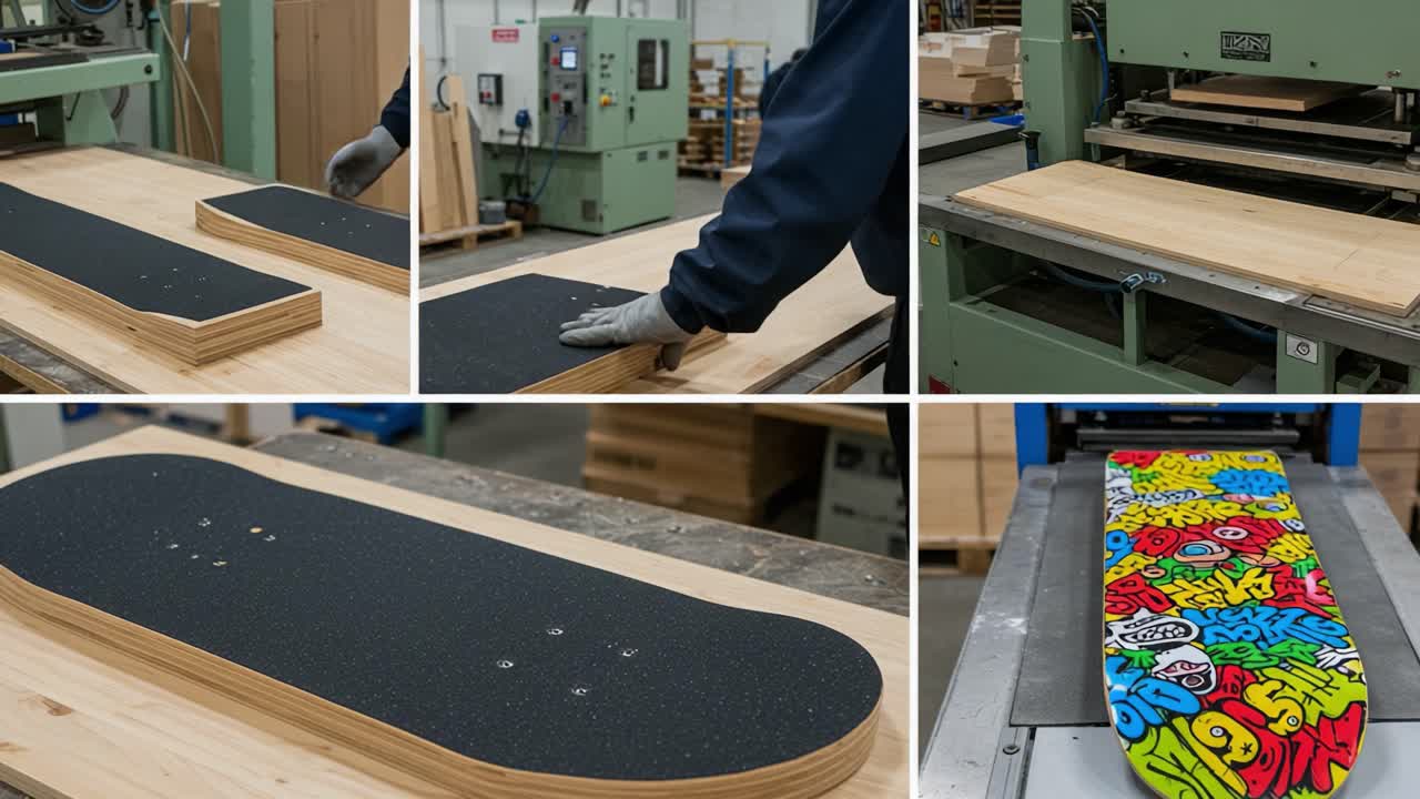 Crafting Custom Skateboards: The Process of Shaping, Sanding, and Finishing Unique Designs for Skateboarding Enthusiasts and Artists