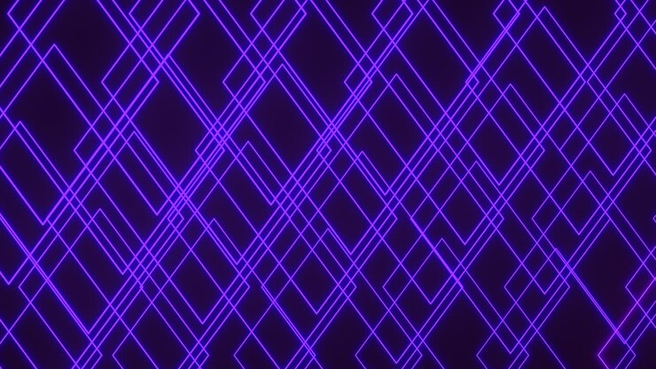 Purple diamond pattern on black background