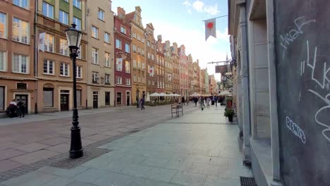 center of the polish city of gdansk