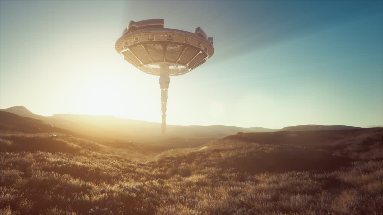 objeto volador no identificado en la tierra