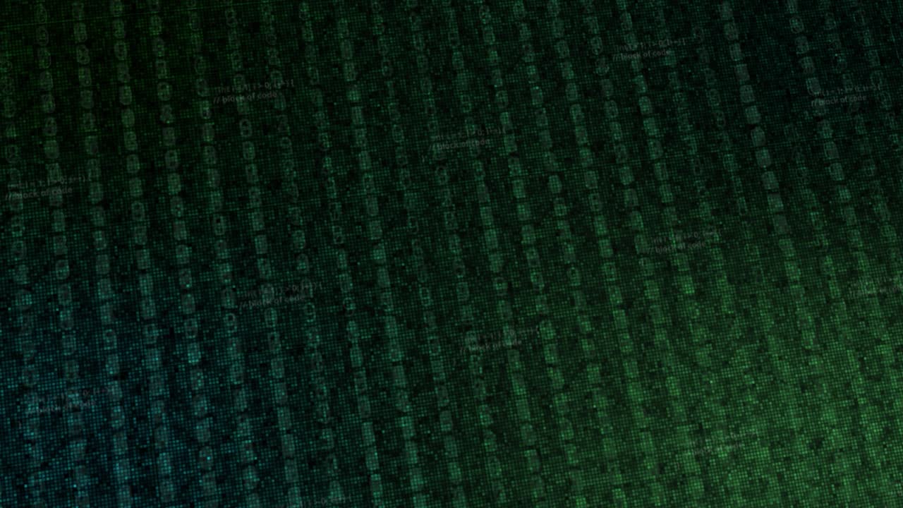 Abstract Digital Code Background