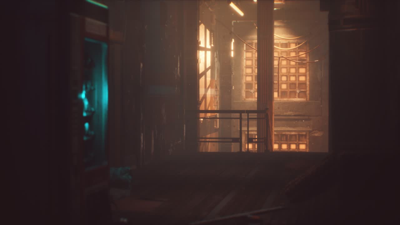 el interior de un viejo motel abandonado