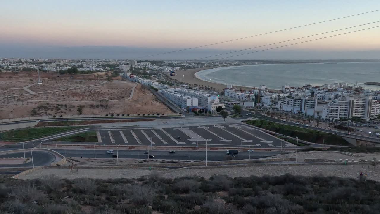 Agadir's Stunning Views: Riding the Oufella Peak Cable Car and Soak in Beach Panoramas